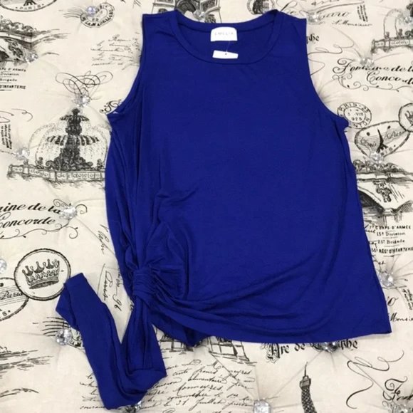 EMELIA Cinched Side Tank Top - Picture 3 of 6